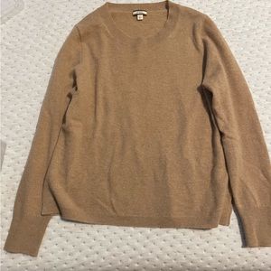 JCrew cashmere camel sweater